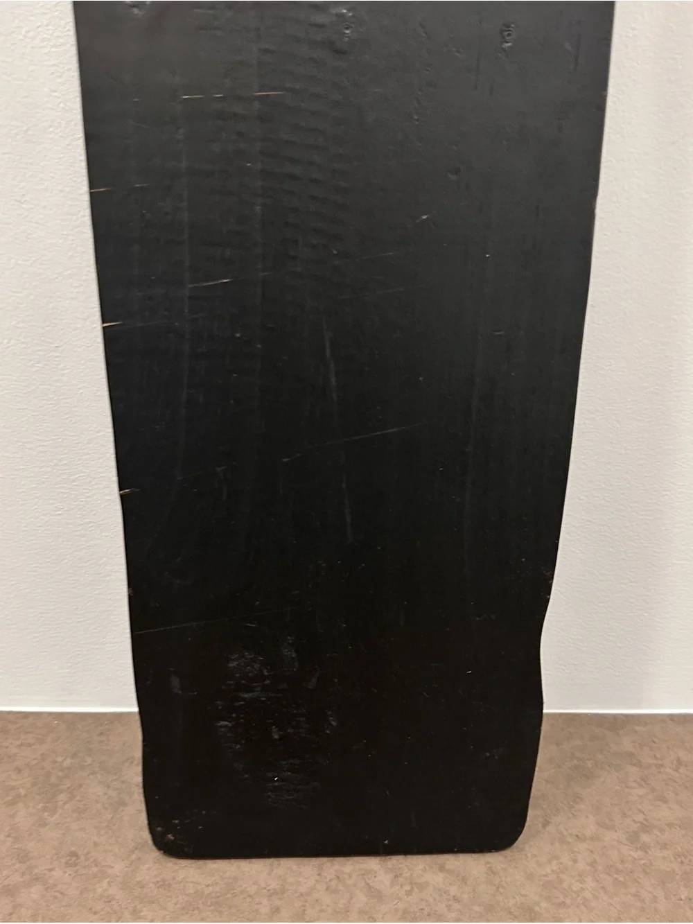 Black Decorative Wooden Wall Plank 29.5” Long 7.75” Wide .75” Thick Home Accent